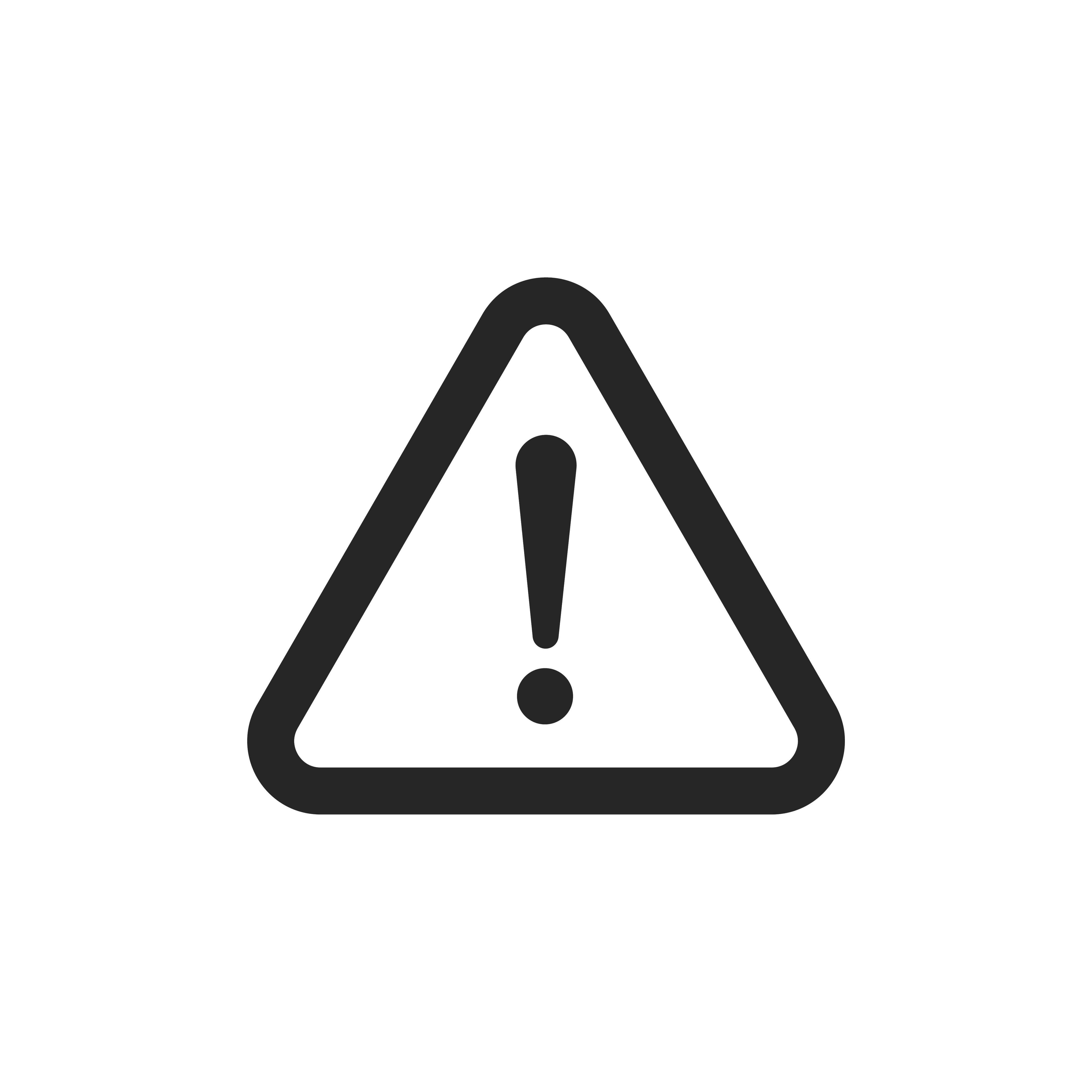 Caution icon. Triangle with exclamation point inside. 
